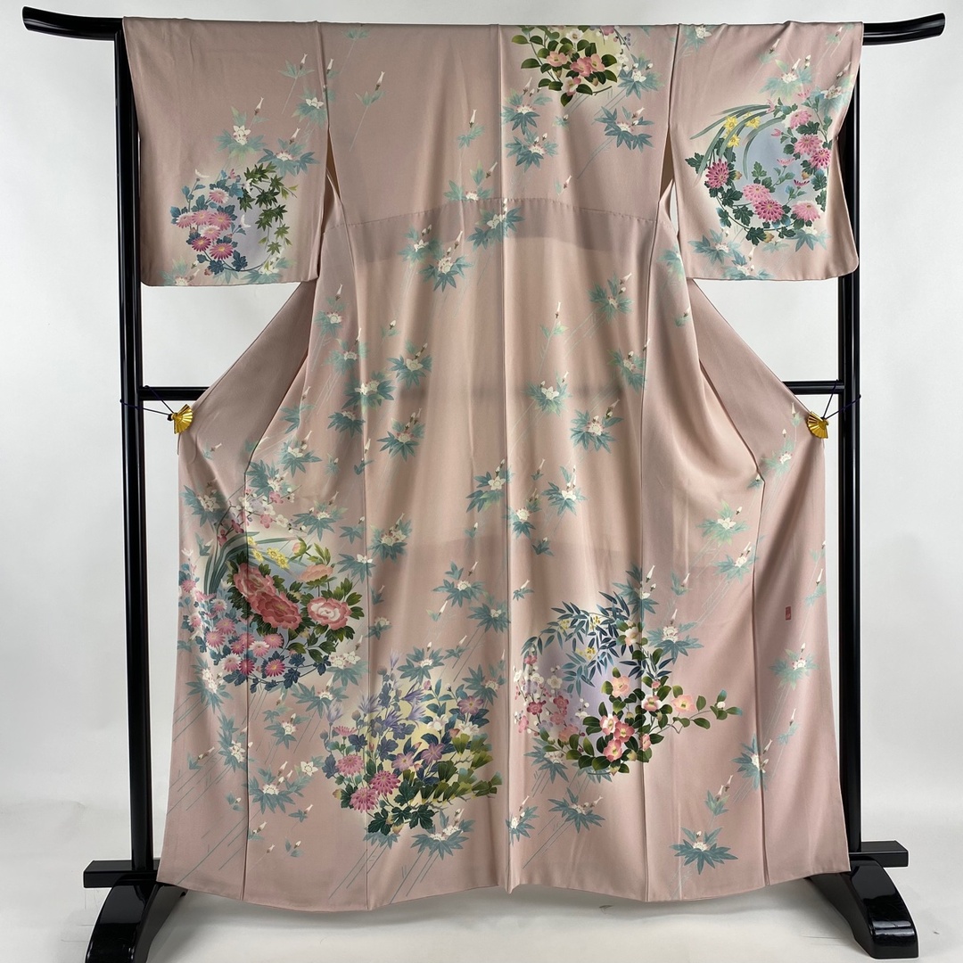 付下げ 身丈162cm 裄丈66.5cm M 正絹 美品 名品 | hartwellspremium.com