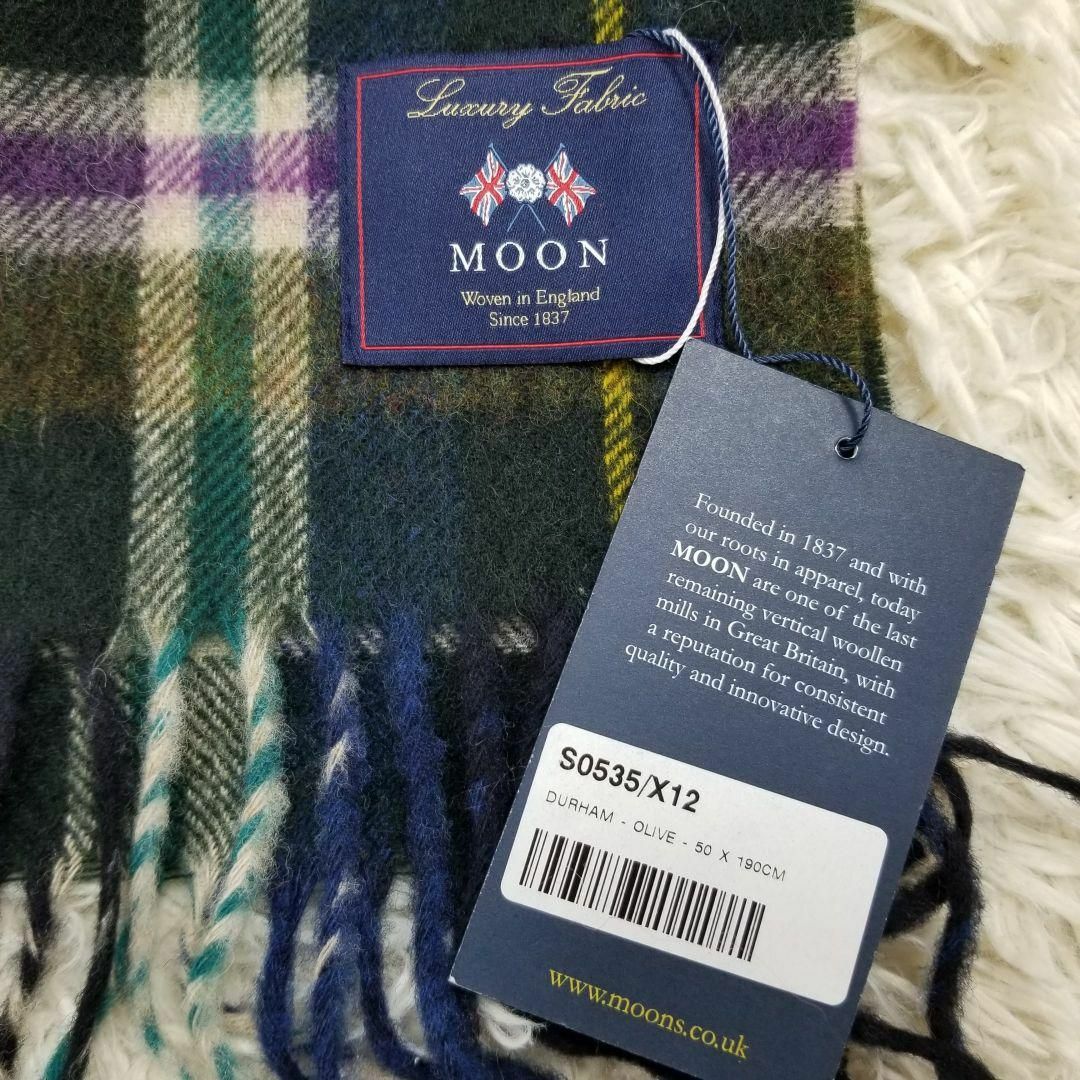 マフラー チェック ストール ウールマフラー MOON