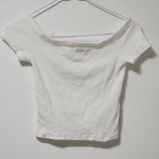 ザラ(ZARA)のZARA ミッドオフショルダー半袖トップス(Tシャツ(半袖/袖なし))