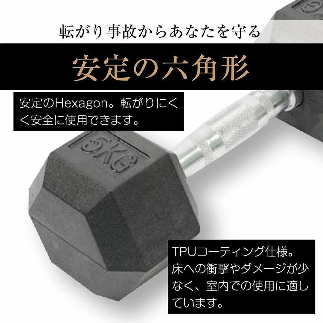 六角ダンベル 25kg 2個セット 筋トレ トレーニング 1174の通販 by ...