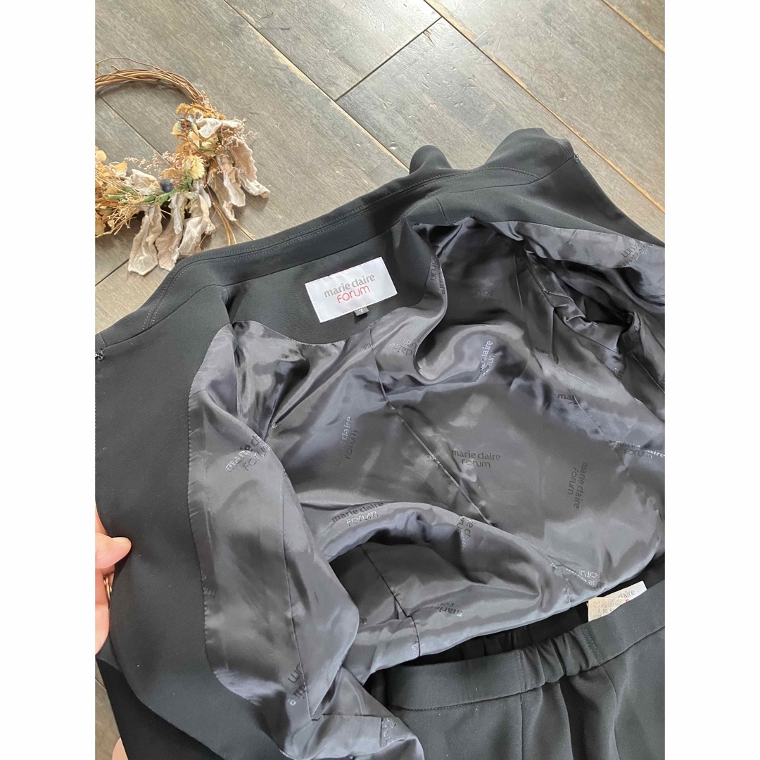 Marie Claire(マリクレール)のマリクレール　marie claire 喪服　ブラックフォーマル　7号 レディースのフォーマル/ドレス(礼服/喪服)の商品写真