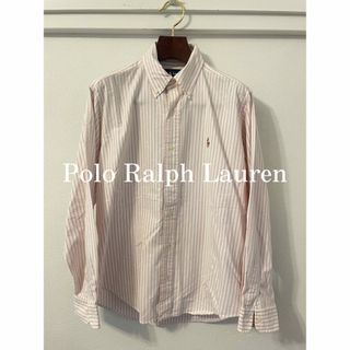 ポロラルフローレン(POLO RALPH LAUREN)のPolo by Ralph Lauren 長袖シャツ　ストライプシャツ　ピンク(シャツ)