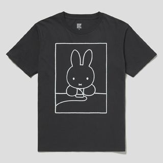 グラニフ(Design Tshirts Store graniph)の新品未使用！グラニフ ミッフィー コンピューター Tシャツ メンズ Lサイズ(Tシャツ/カットソー(半袖/袖なし))