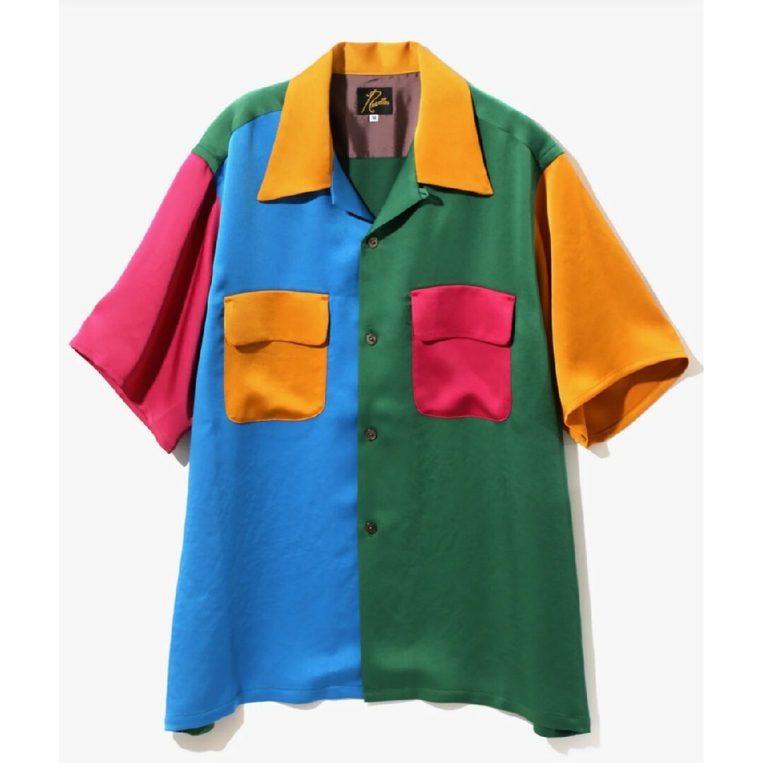 Needles(ニードルス)のNEEDLES S/S CLASSIC SHIRT-POLY SATEEN メンズのトップス(シャツ)の商品写真