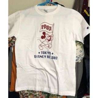 チャンピオン(Champion)の★新品★チャンピオン×ディズニー Tシャツ ホワイト/S(Tシャツ/カットソー(半袖/袖なし))