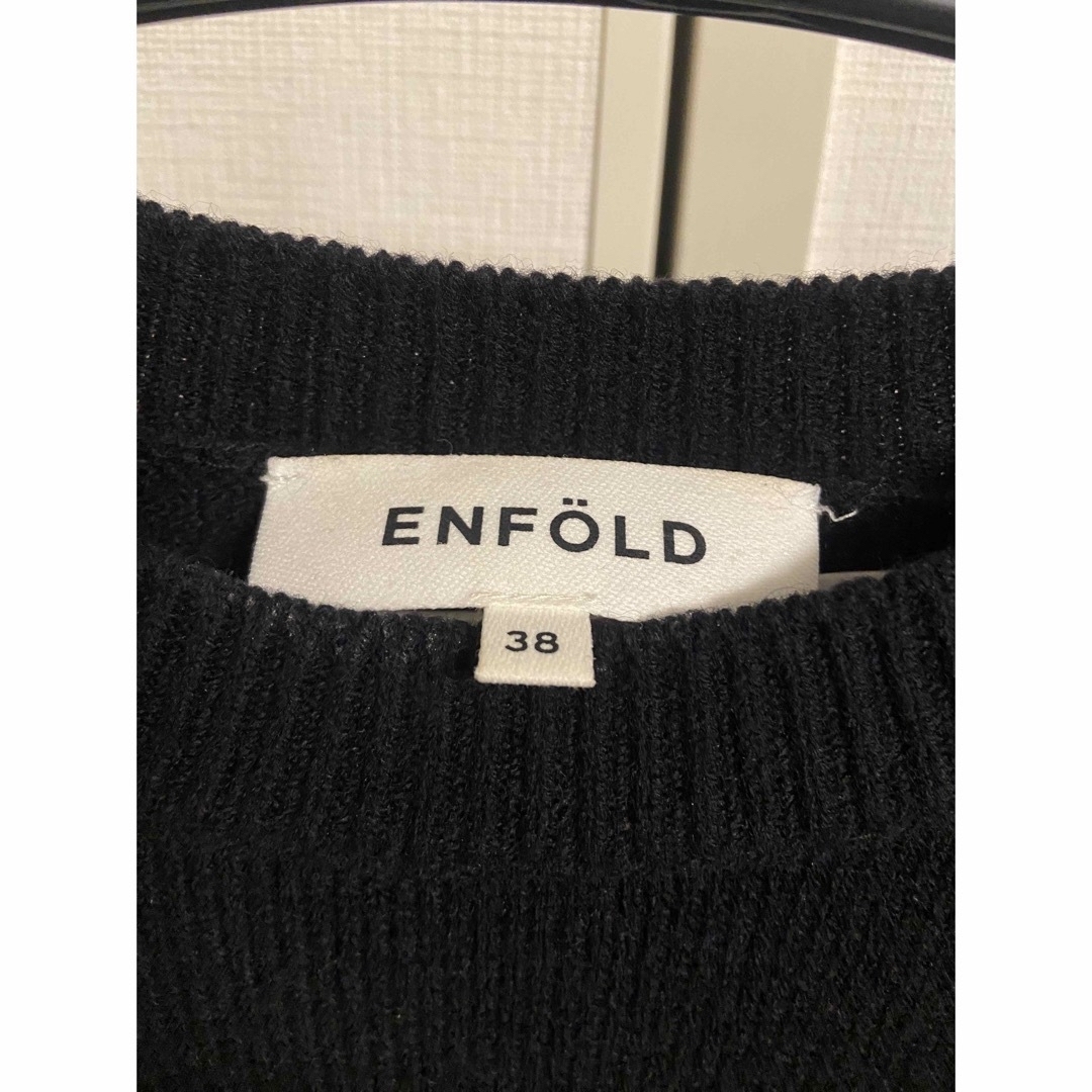 ENFOLD(エンフォルド)のENFOLDのメリノウール KNIT×SH プルオーバー　エンフォルド レディースのトップス(ニット/セーター)の商品写真