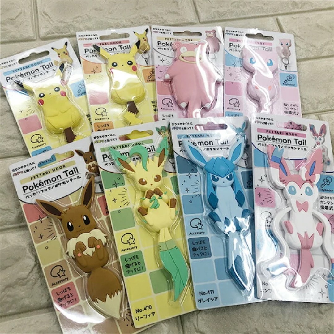 ポケモン(ポケモン)の【フック】ぺったりフック　ポケモンテール　イーブイ　No.133　新品 インテリア/住まい/日用品のキッチン/食器(収納/キッチン雑貨)の商品写真