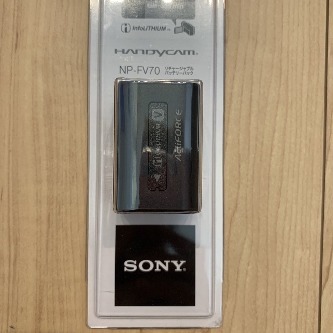 SONY(ソニー)のSONY リチャージャブルバッテリーパック NP-FV70 スマホ/家電/カメラのカメラ(その他)の商品写真