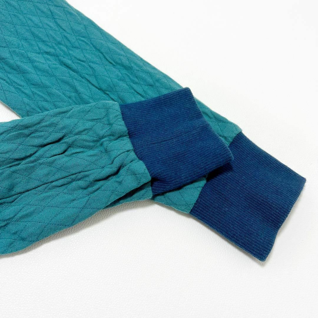 Jocomomola ブルゾン 羽織り コットン ブルーグリーン フリーサイズ 5