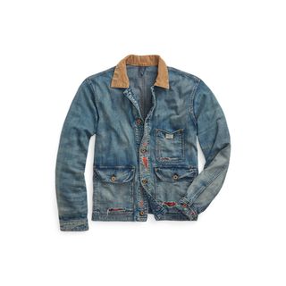 RRL ダブルアールエル アメリカ製 DENIM COVERALL JACKET デニムカバーオールジャケット S INDIGO Double RL ワーク エンジニア チョアジャケット MADE IN USA アウター【RRL】