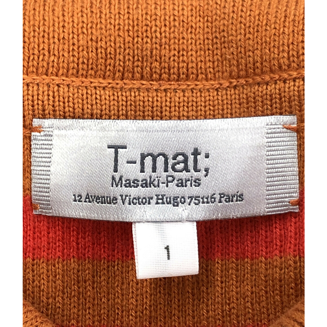 T-mat カシミヤ混 ニットポロ    レディース 1 2