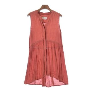 アンソロポロジー(Anthropologie)のAnthropologie アンソロポロジー ブラウス S オレンジ 【古着】【中古】(シャツ/ブラウス(長袖/七分))