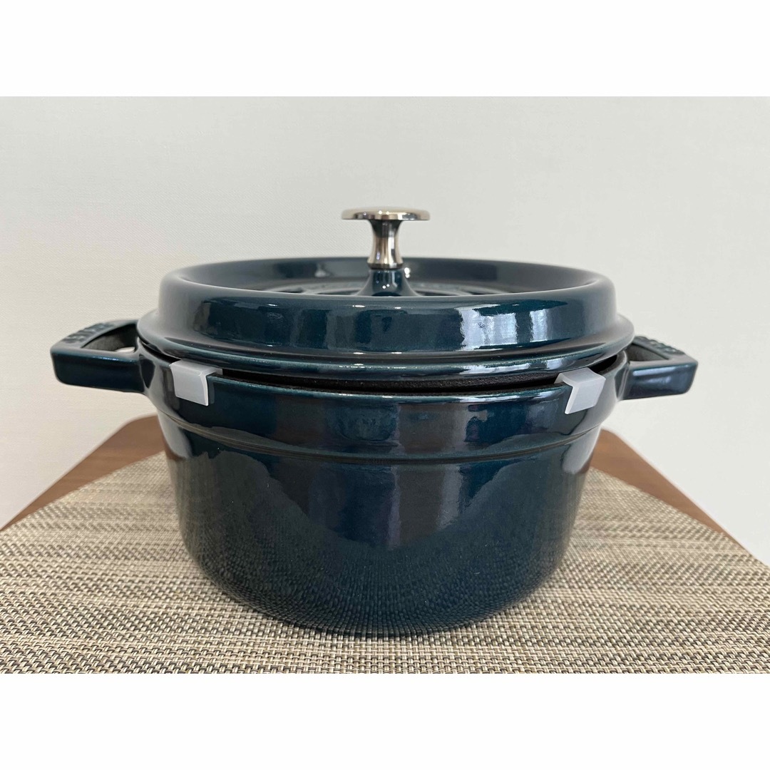 新品 ストウブ STAUB ピコ・ココットラウンド 20cm ラ・メール