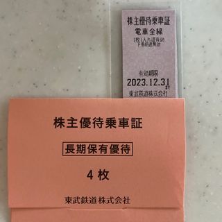 株主優待乗車証(鉄道乗車券)