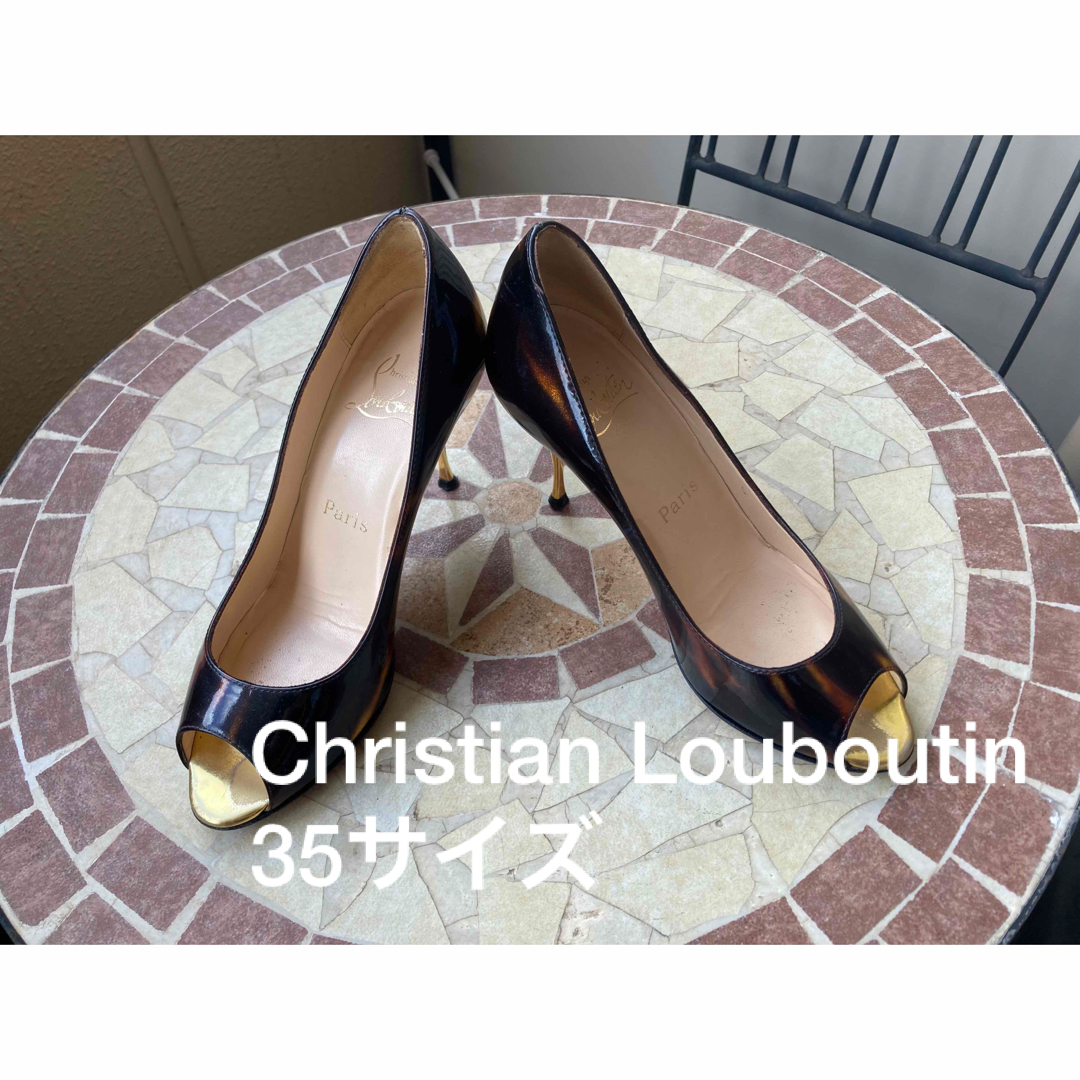 Christian Louboutinクリスチャンルブタン　オープントゥパンプス