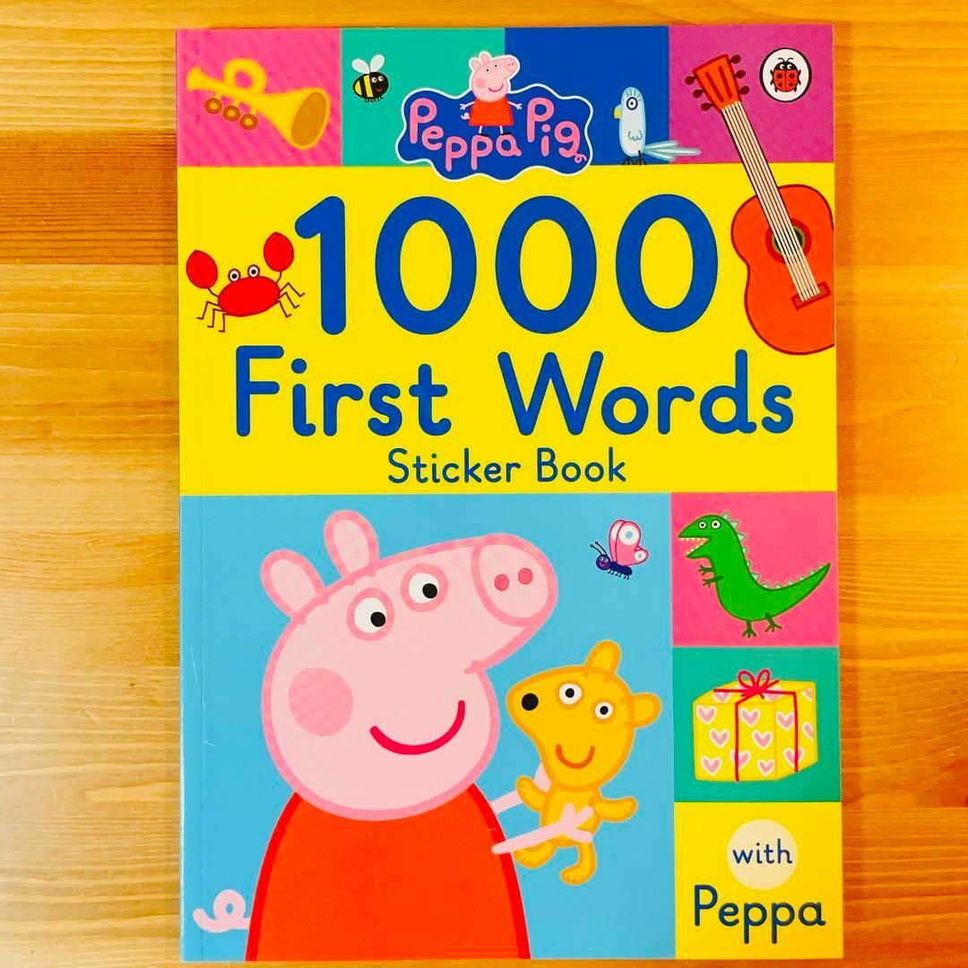 英語絵本Peppa 1000 first wordsシール絵本の通販 by Pick-a-Book's shop •ᴗ•｜ラクマ