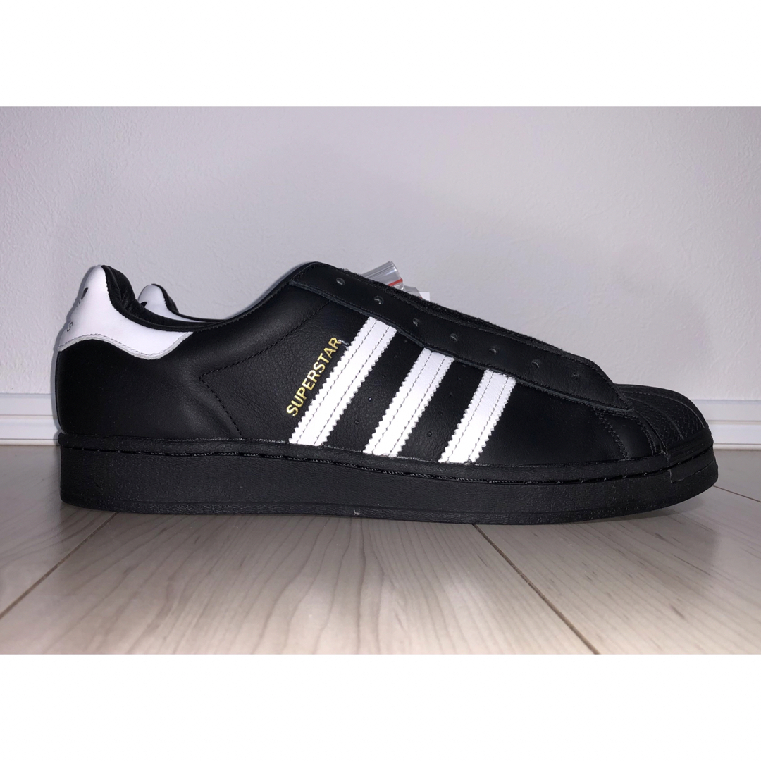 29cm 新品 adidas SUPERSTAR LACELESS ブラック 黒