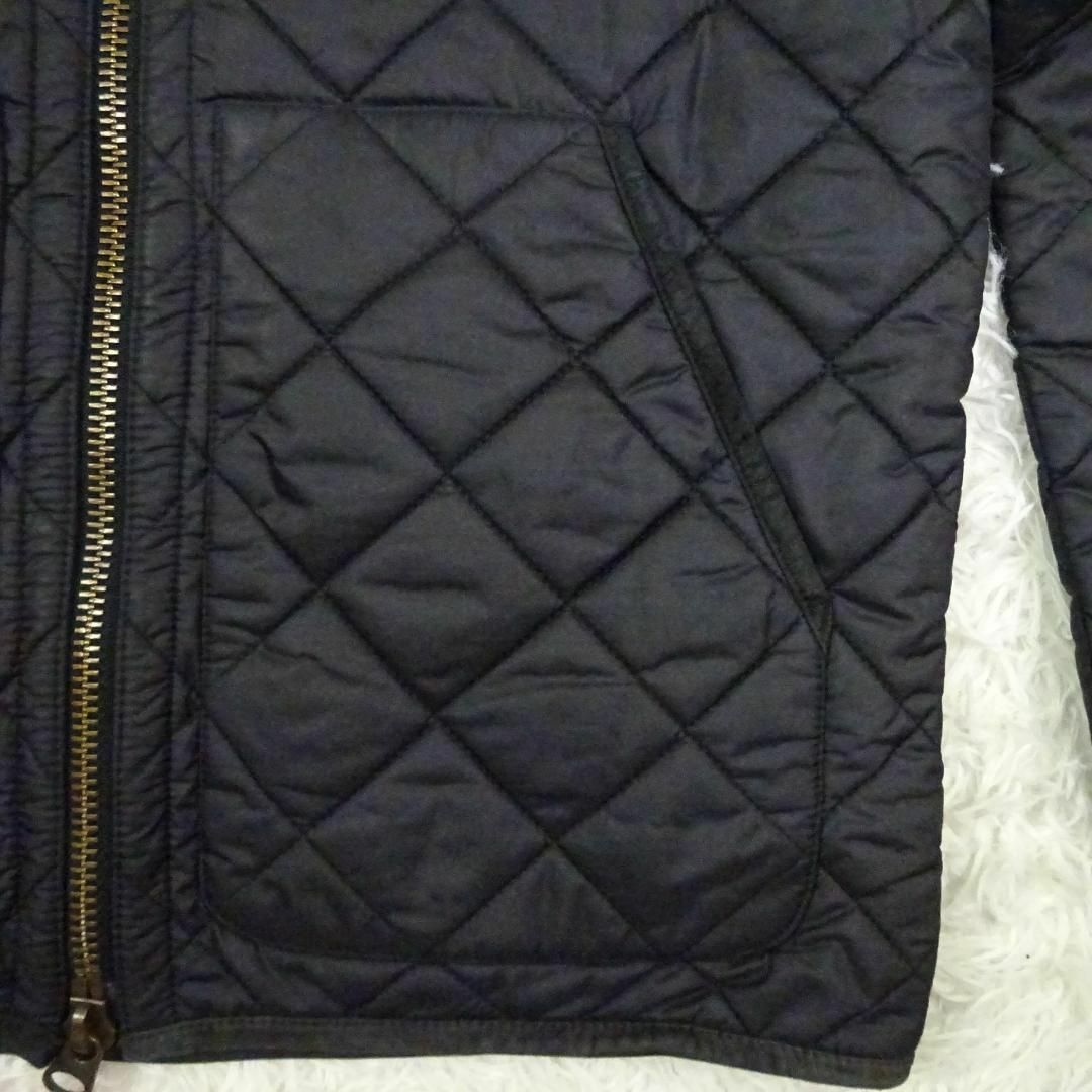 ポロラルフローレン キルティングジャケット エルボーパッチ L ブラック