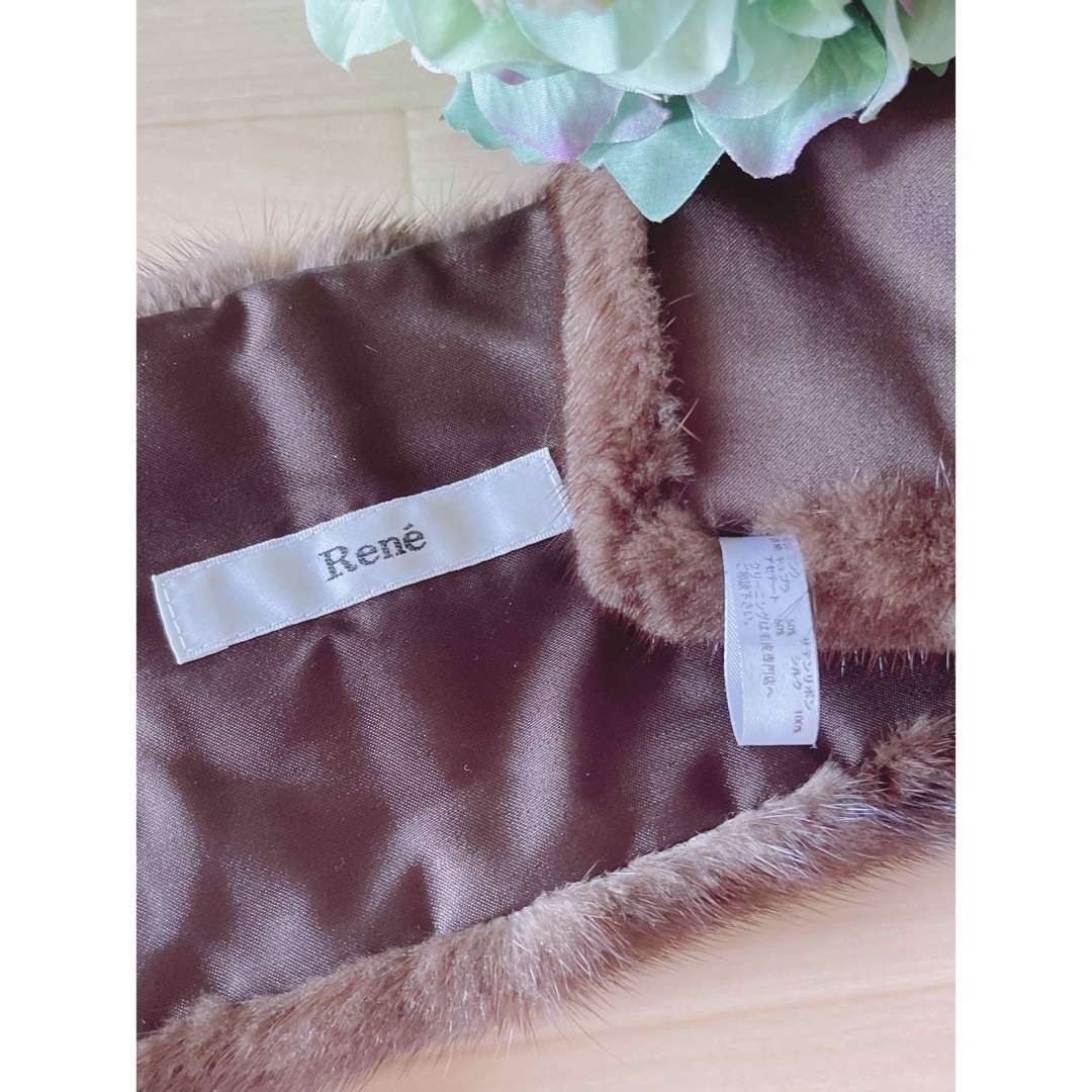 新品同様!ルネ ミンクマフラー Rene foxey フォクシー