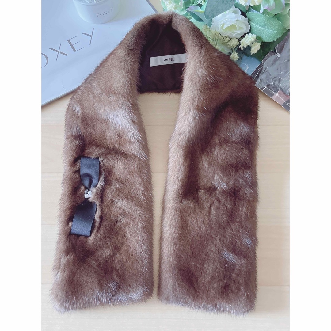 新品同様!ルネ ミンクマフラー Rene foxey フォクシー
