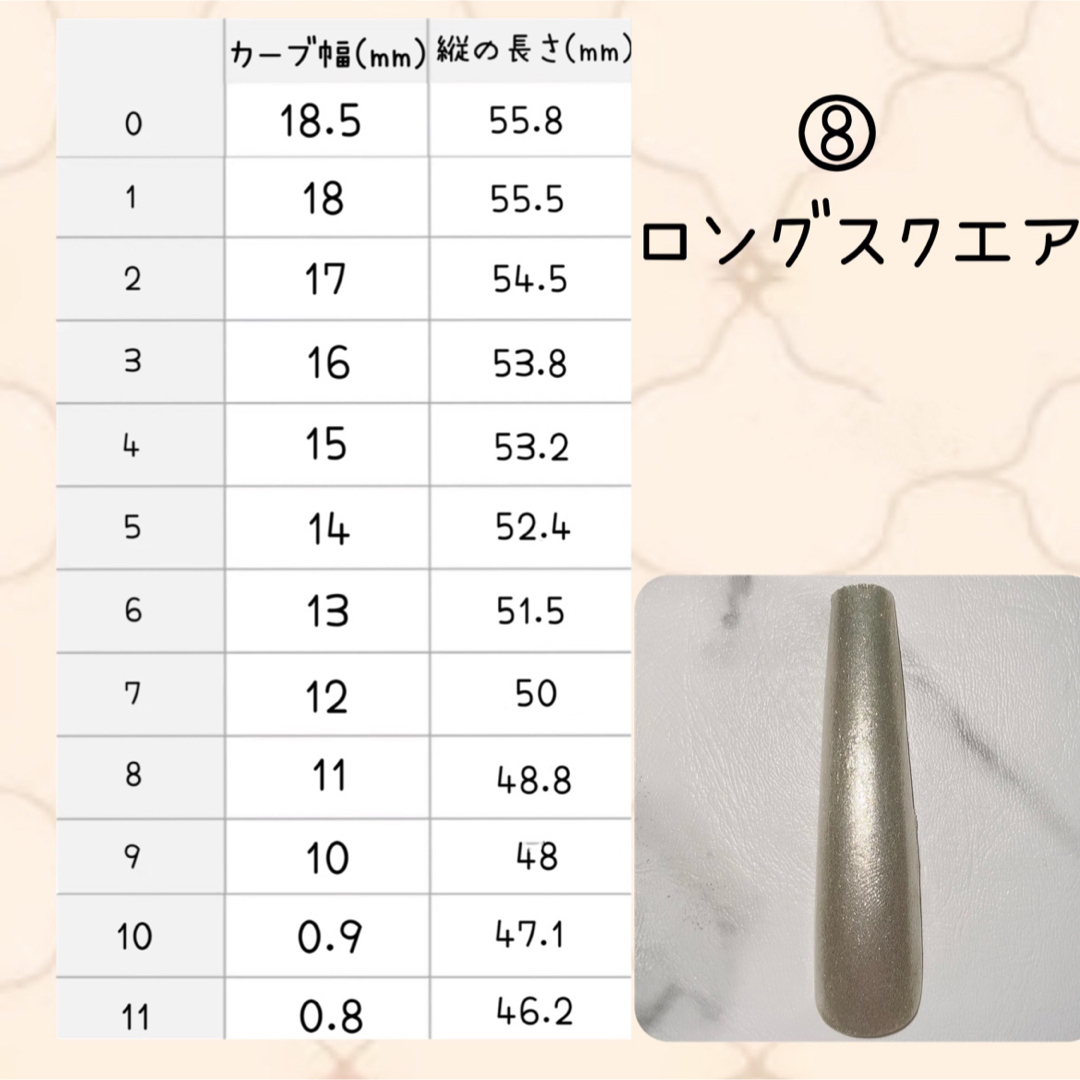 地雷ネイルチップ ‪‪❤︎‬ ハンドメイドのアクセサリー(ネイルチップ)の商品写真