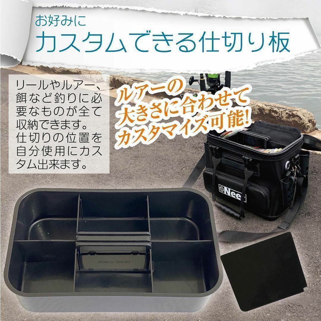 Neer バッカン 28L ホワイト 水汲みバケツ付き タックルボックス