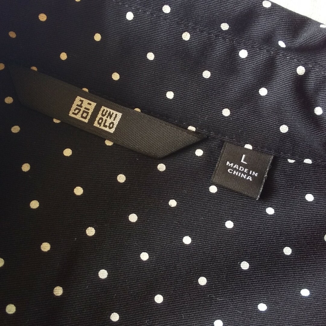 UNIQLO(ユニクロ)のUNIQLO ドットシャツ レディースのトップス(シャツ/ブラウス(長袖/七分))の商品写真