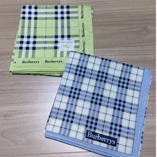 バーバリー(BURBERRY)の新品バーバリーハンカチ2枚(ハンカチ/ポケットチーフ)