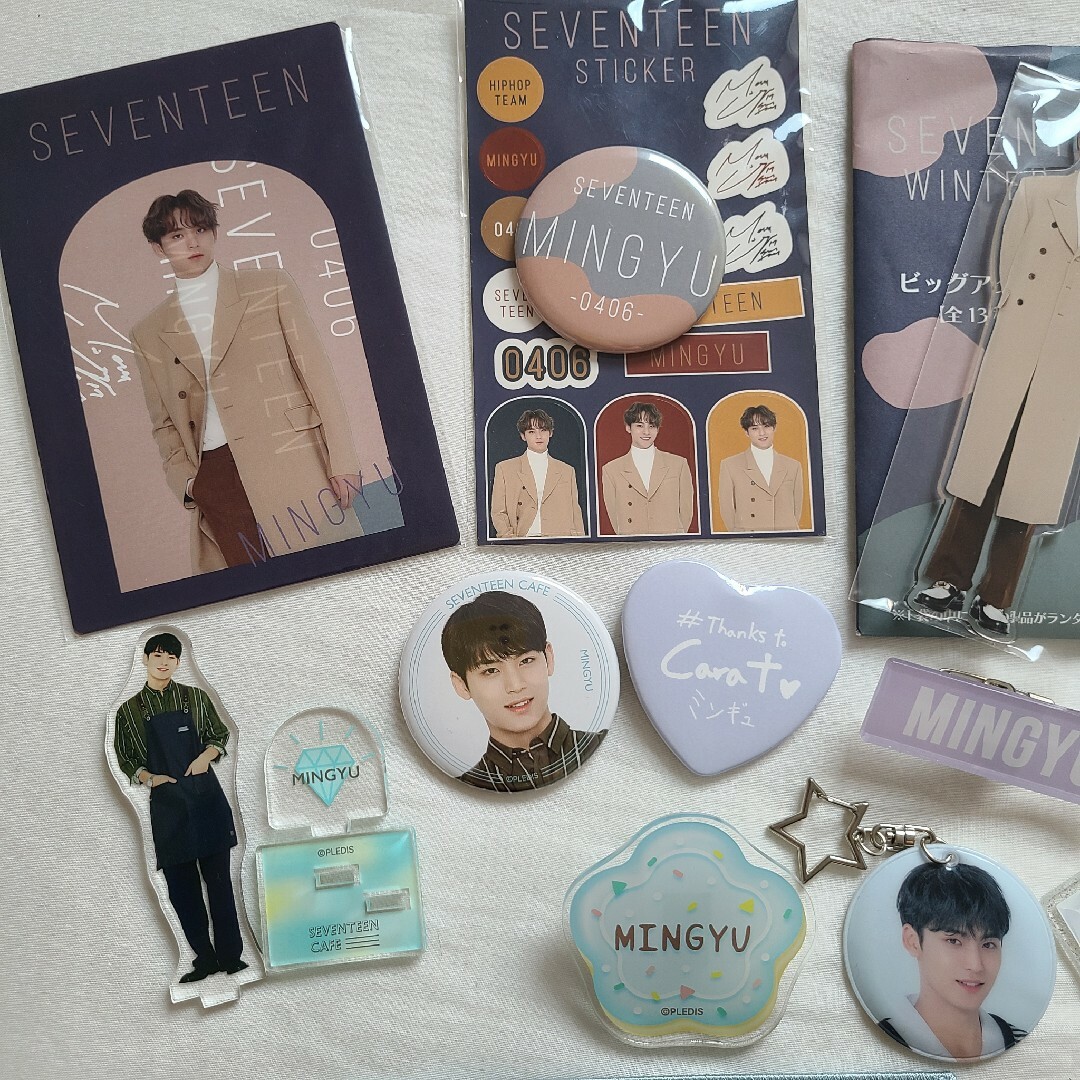 SEVENTEEN ミンギュ 推し活 セット アクスタ 缶バッジ SEVENTEEN ミンギュ 推し活 セット アクスタ 缶バッジ