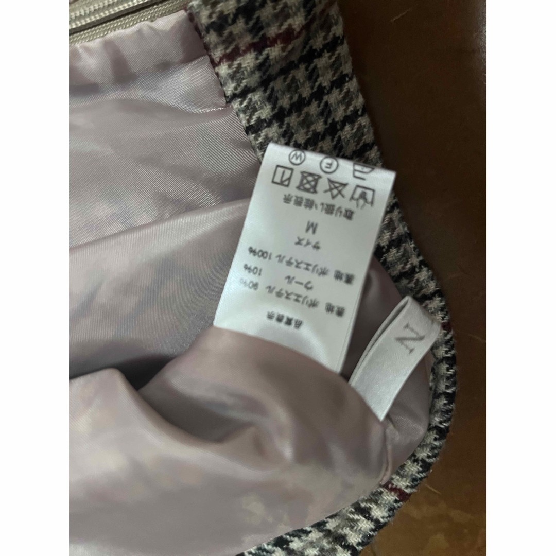 【引っ越しセール❗️】チェックスカート　台形 レディースのスカート(ひざ丈スカート)の商品写真