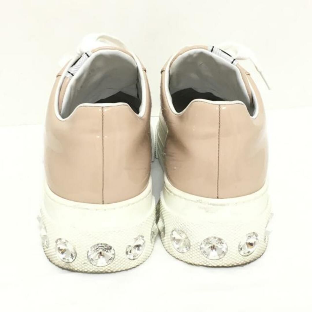 日本製品 miumiu(ミュウミュウ) スニーカー 38 1/2 - スニーカー