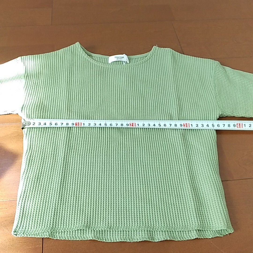 Discoat(ディスコート)の120トップスインナー キッズ/ベビー/マタニティのキッズ服女の子用(90cm~)(Tシャツ/カットソー)の商品写真