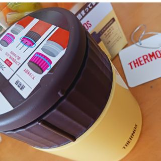 サーモス(THERMOS)のTHERMOS　スープジャー　イエロー(弁当用品)