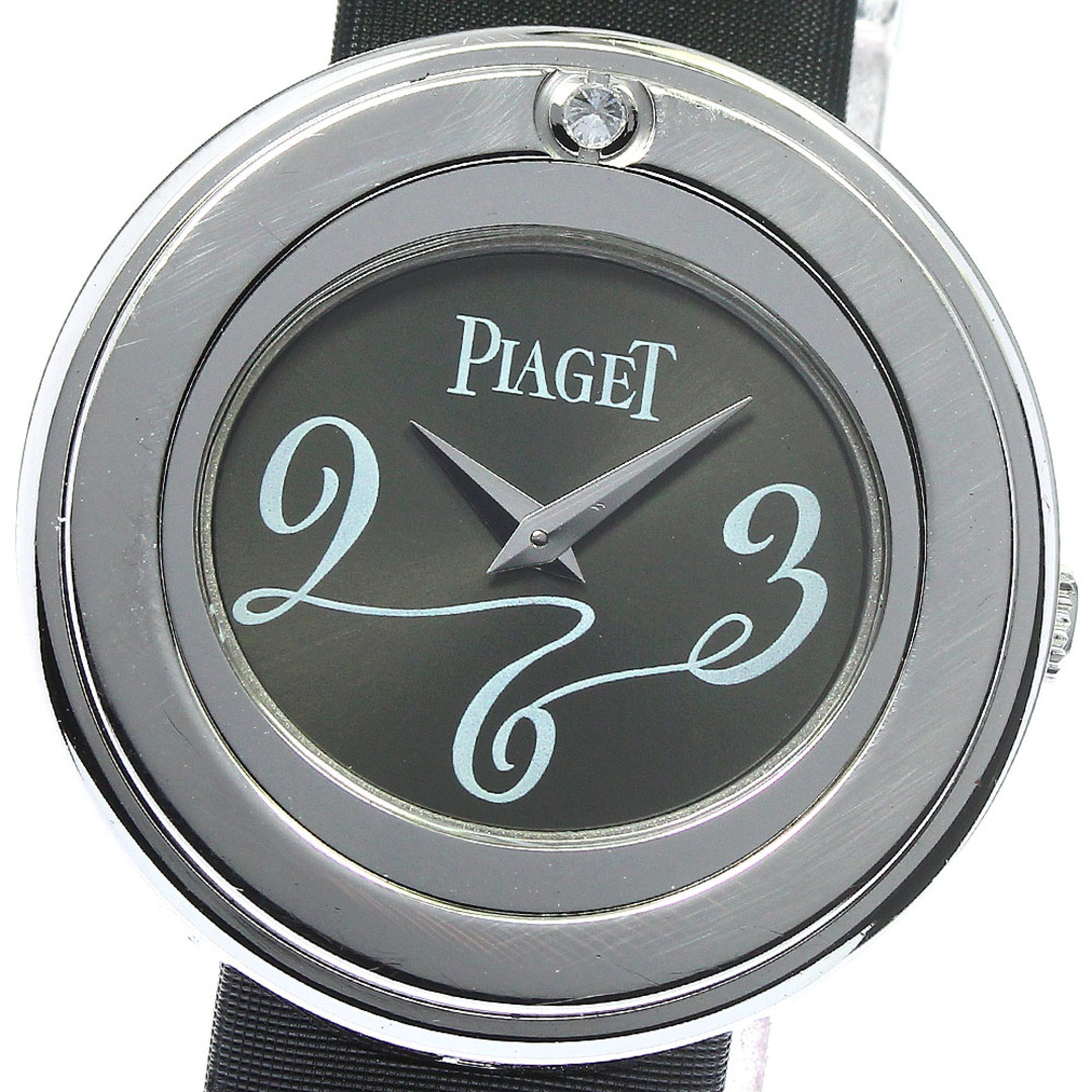 ピアジェ PIAGET P10275 ポセション K18WG 1Pダイヤ クォーツ ...