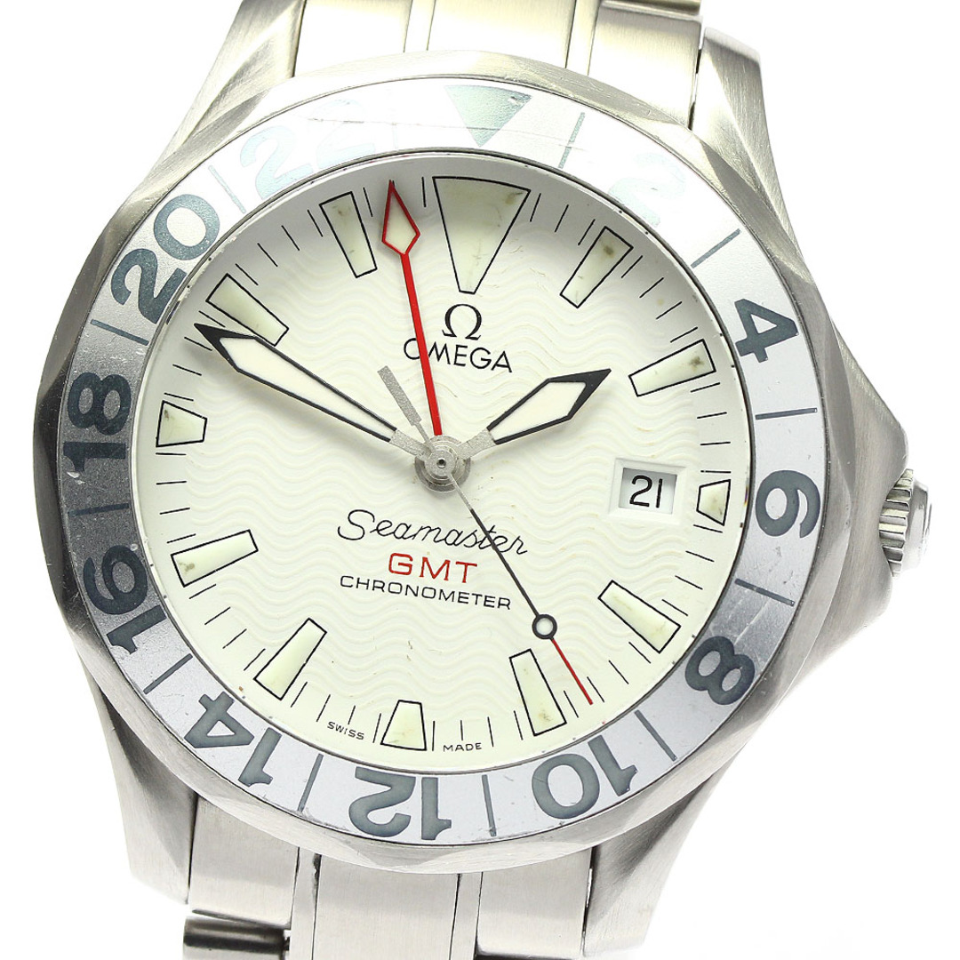 オメガ OMEGA 2538.20 シーマスター GMT デイト 自動巻き メンズ _770177