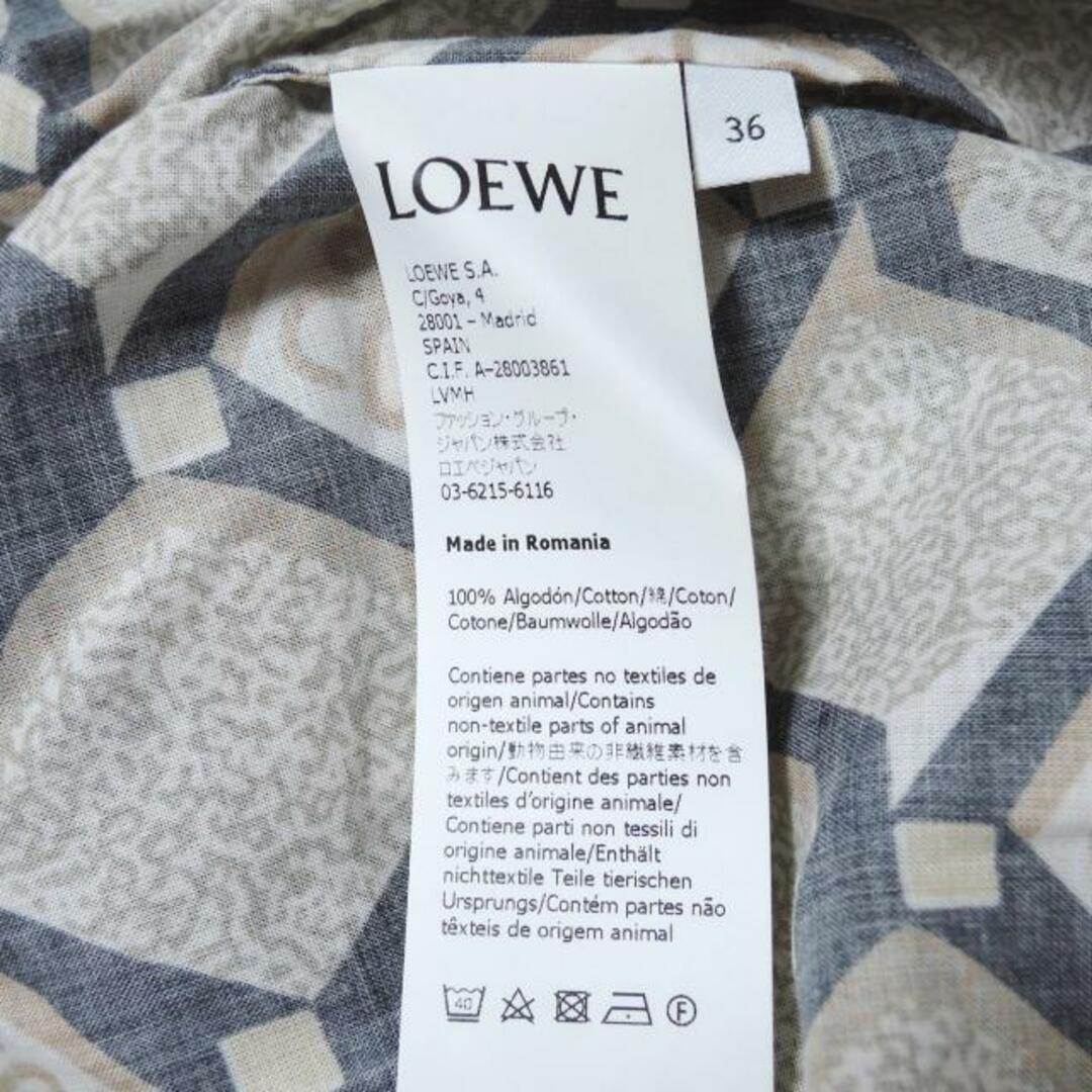 LOEWE(ロエベ)のロエベ 長袖シャツブラウス サイズ36 S - レディースのトップス(シャツ/ブラウス(長袖/七分))の商品写真