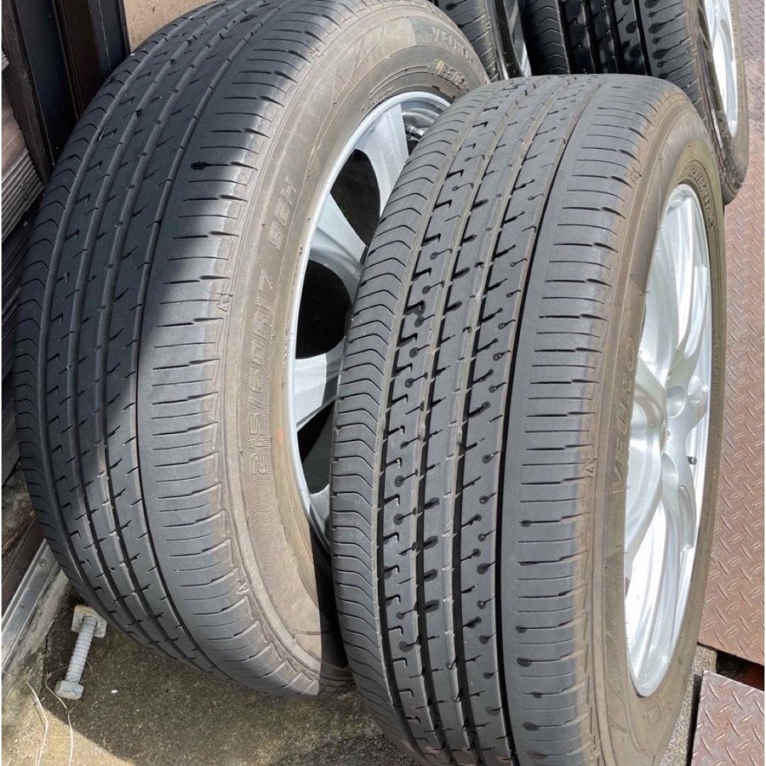 DUNLOP - 美品 215/60R17 ダンロップ タイヤ ホイール セット