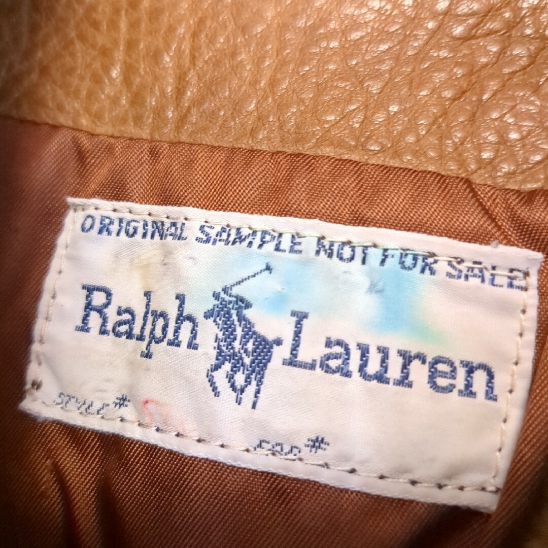 Ralph Lauren(ラルフローレン)のラルフローレン非売品レザーベスト　L メンズのトップス(ベスト)の商品写真