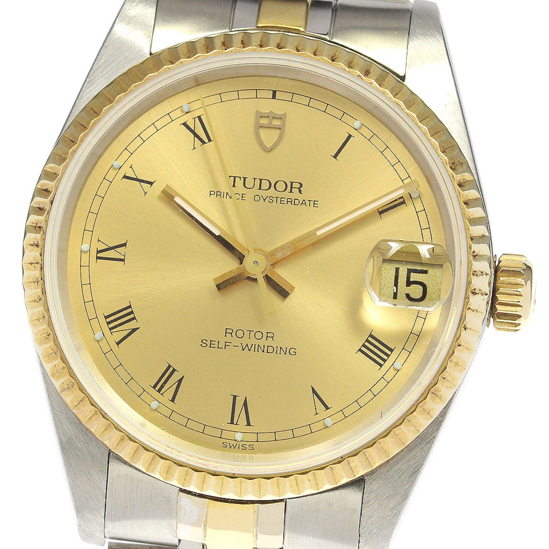 チュードル TUDOR 72033 プリンスデイト YGコンビ Cal.2824-2 自動巻き ボーイズ _757021