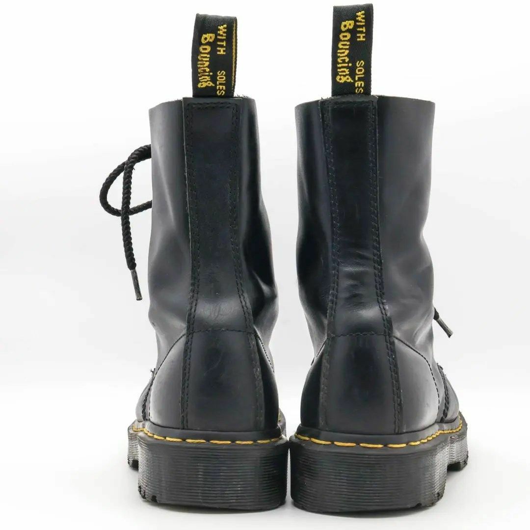 《人気》DR. MARTENS ブラック レースアップ アンクルブーツ 25.5