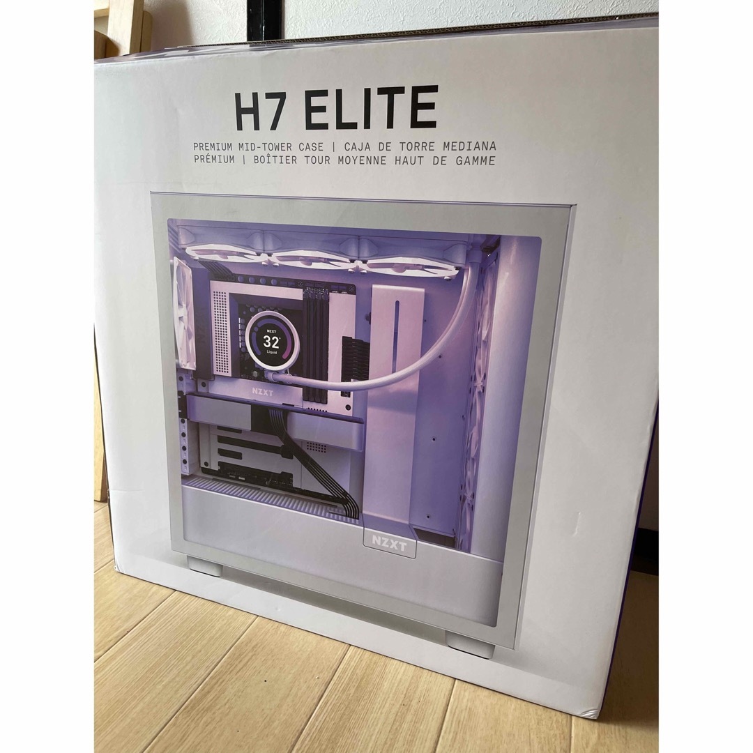 NZXT H7 ELITE ゲーミングPCケース - PCパーツ