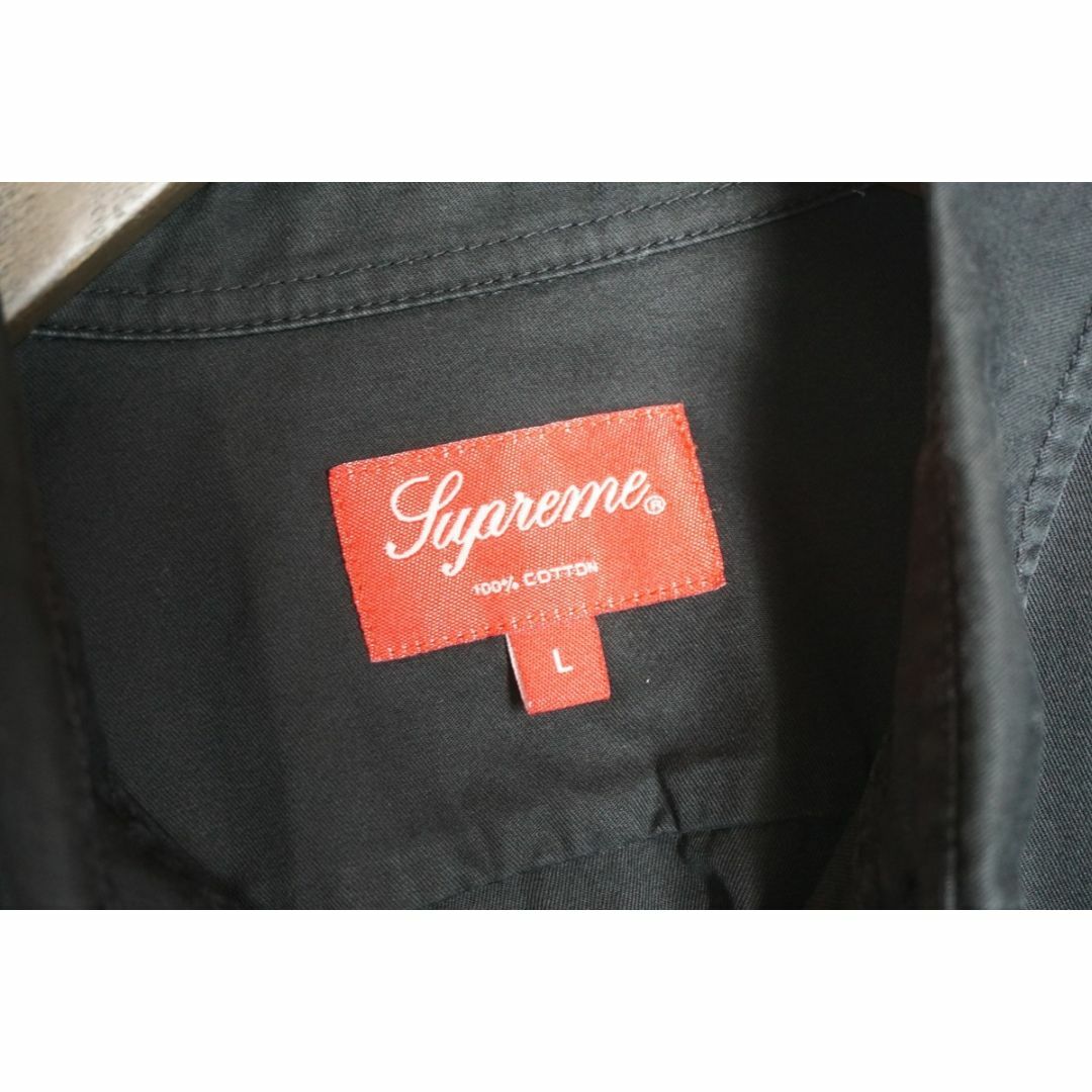 美品21AW SUPREME シュプリーム 長袖 シャツ804N▲