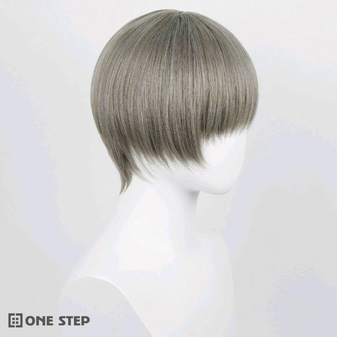 ライトグレーウィッグ かつら仮装用 自然 コスプレ wig 1316 レディースのウィッグ/エクステ(その他)の商品写真