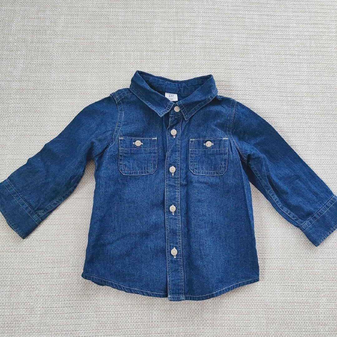 babyGAP(ベビーギャップ)の男の子シャツ　ベビーギャップ キッズ/ベビー/マタニティのベビー服(~85cm)(シャツ/カットソー)の商品写真