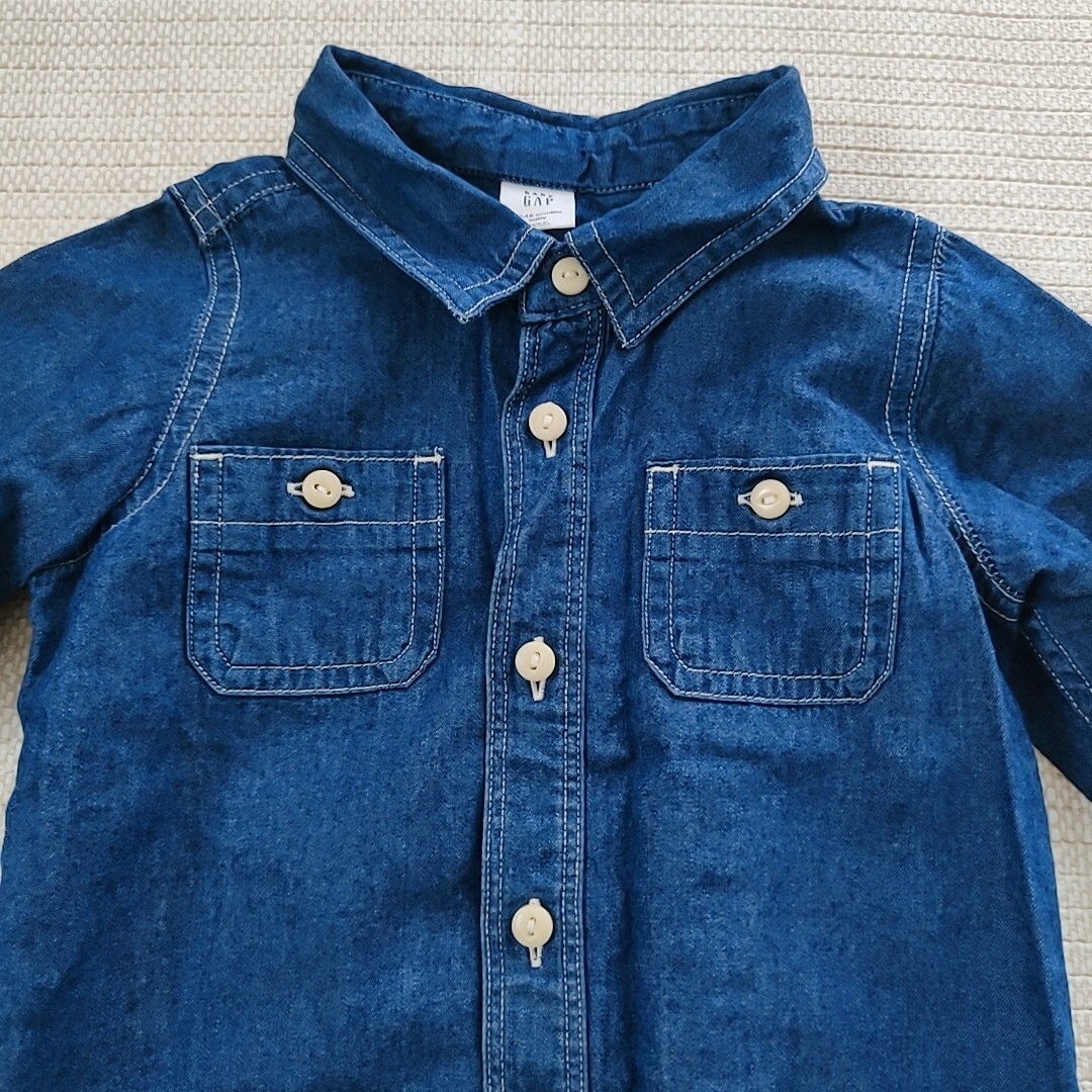 babyGAP(ベビーギャップ)の男の子シャツ　ベビーギャップ キッズ/ベビー/マタニティのベビー服(~85cm)(シャツ/カットソー)の商品写真