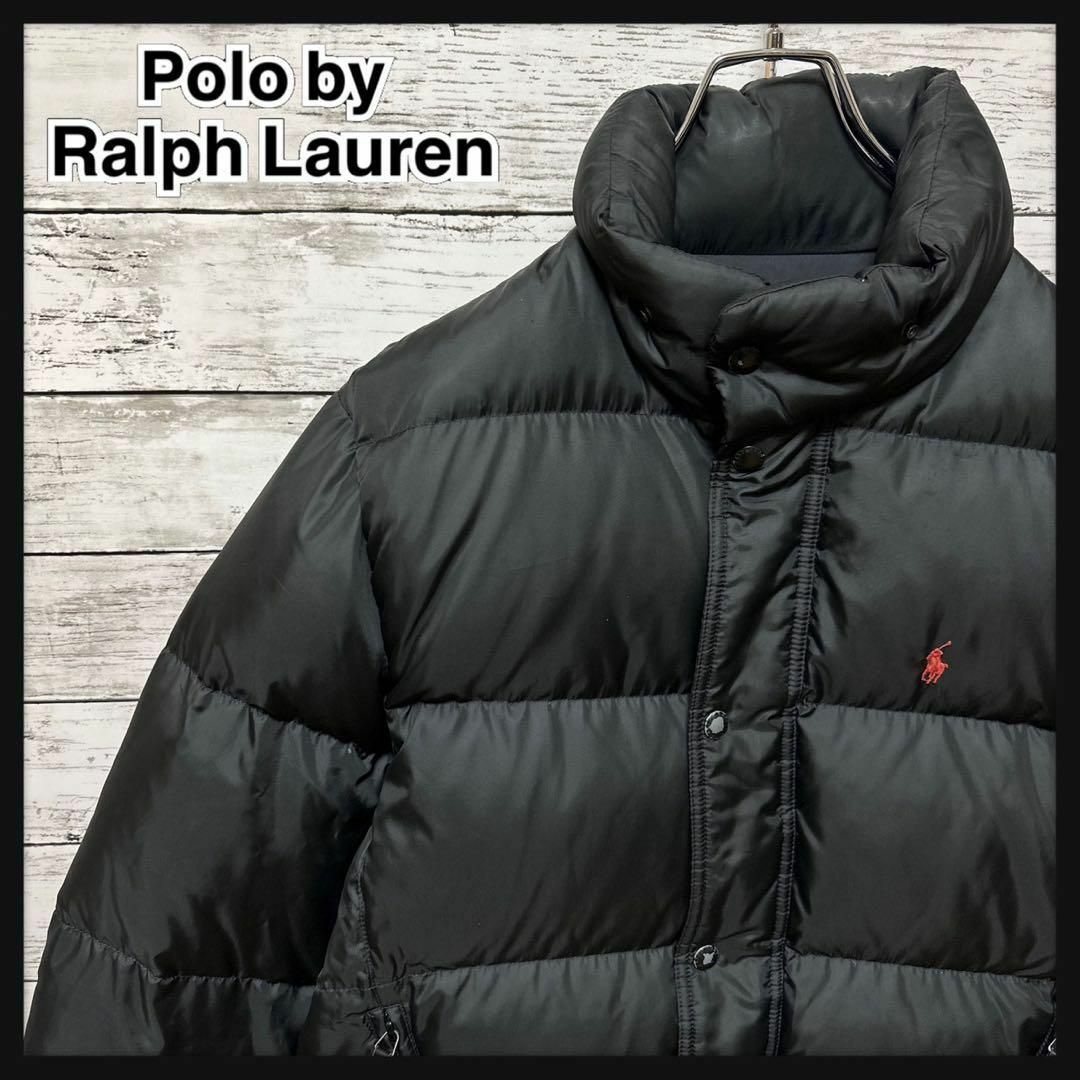 Ralph Lauren ダウンジャケット L 刺繍ロゴ ワンポイントロゴ-