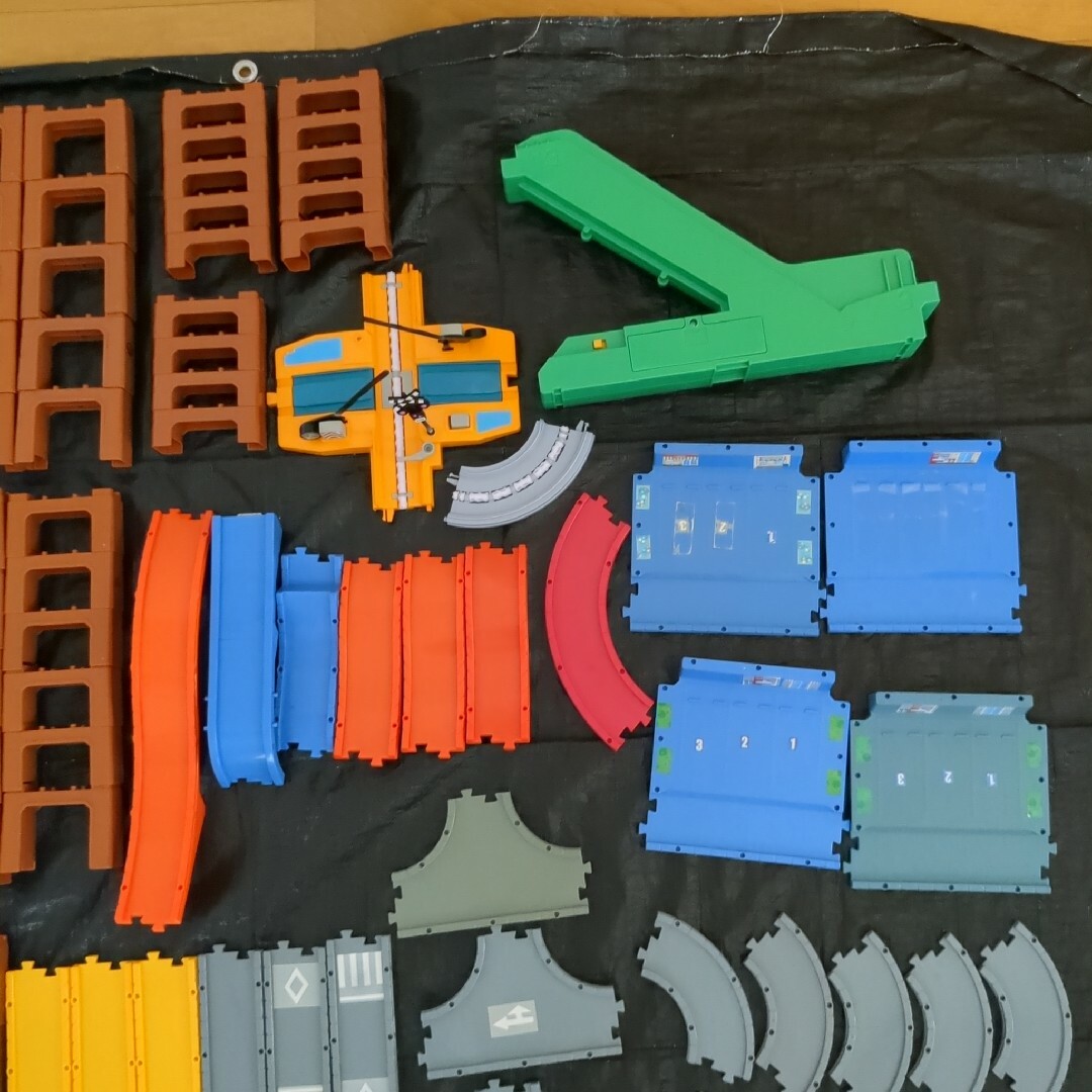 トミカ電動スロープ 橋脚 どうろ トミカタウン トミカシステム