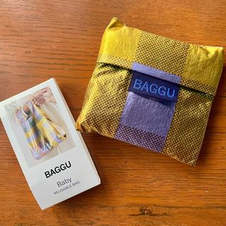 バグゥ(BAGGU)のBAGGU　BABY BAGGU　廃番品　2021秋冬　メタリックマドラス(エコバッグ)