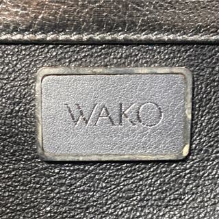 美品】WAKO 銀座和光 キルティング レザー メタリックシルバー ...