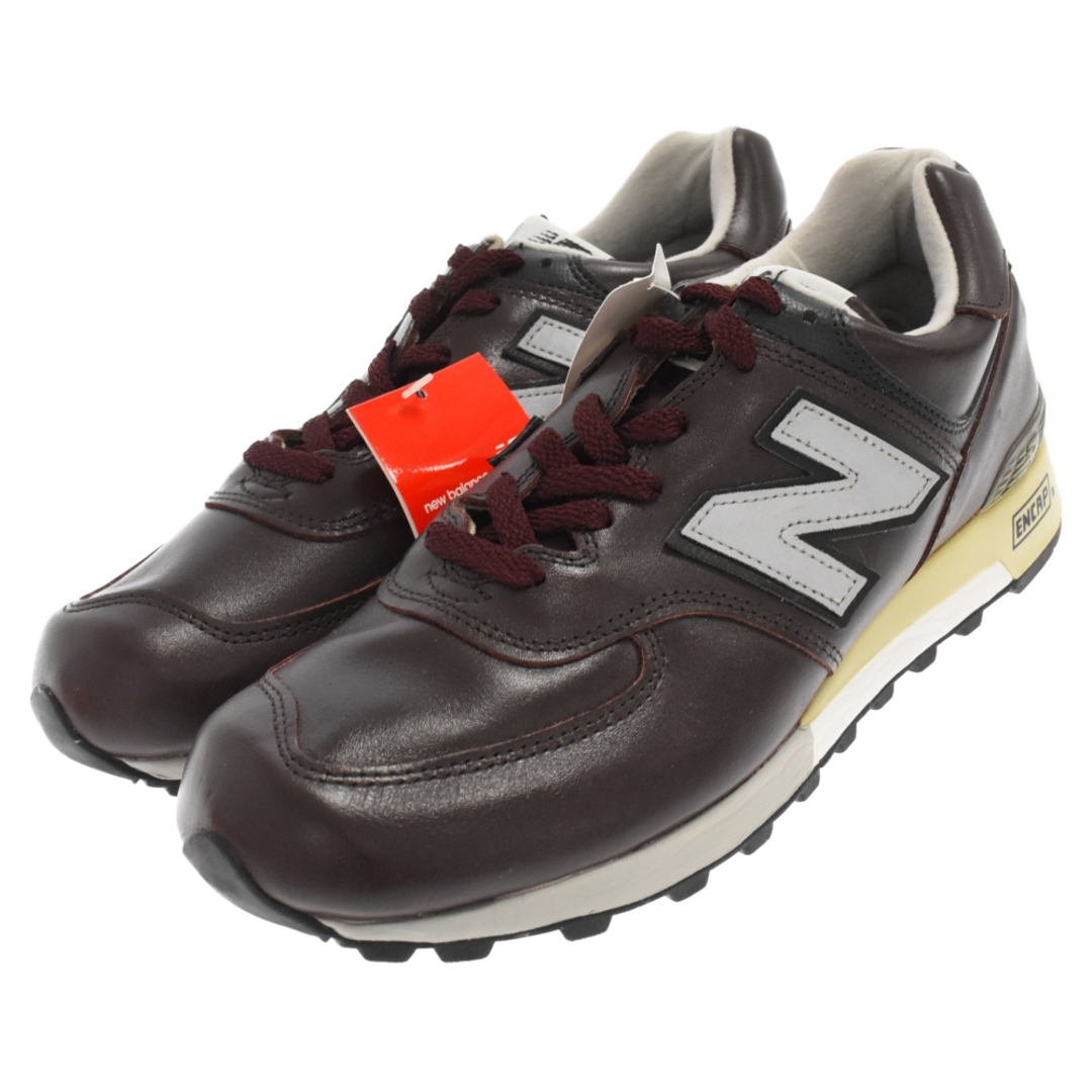 New Balance ニューバランス M576CD レザーローカットスニーカー シューズ US9.5/27.5cm ブラウン